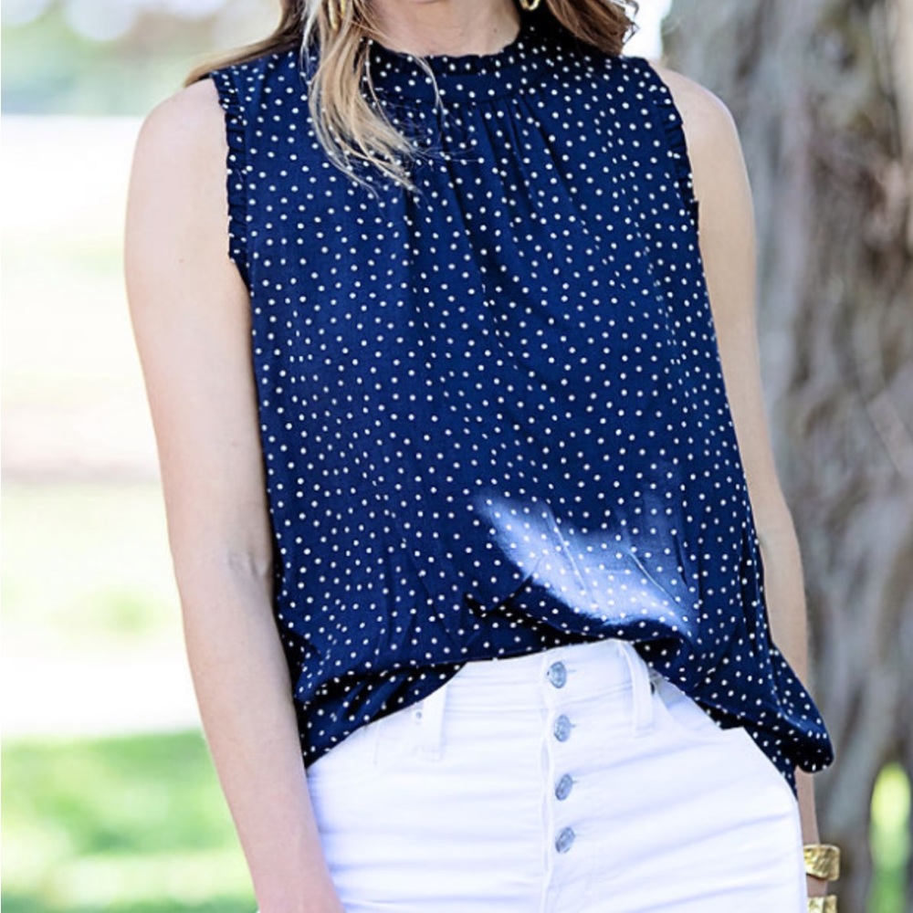 Gibson x Motherchic Boardwalk Swing Tank Polka Dot XS